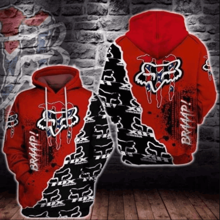 Fox Racing 3D All Over Print Hoodie & Zip Hoodie
