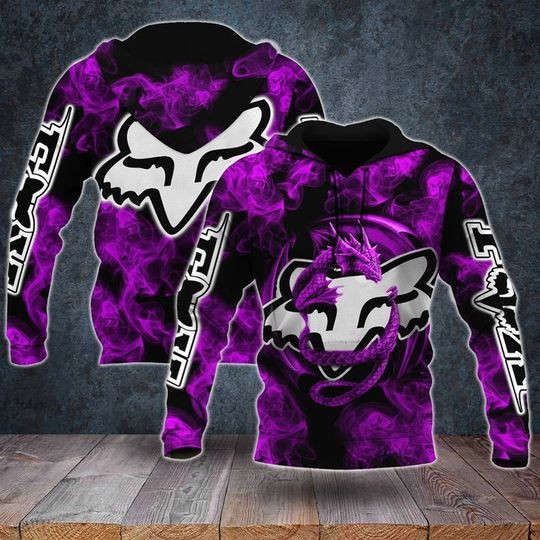 Fox Racing Dragon 3D All Over Print Hoodie & Zip Hoodie