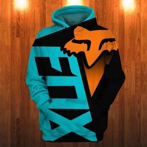 Fox Racing Fox Head Riding 3D All Over Print Hoodie & Zip Hoodie
