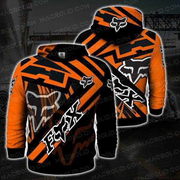 Fox Racing Logo 3D All Over Print Hoodie & Zip Hoodie