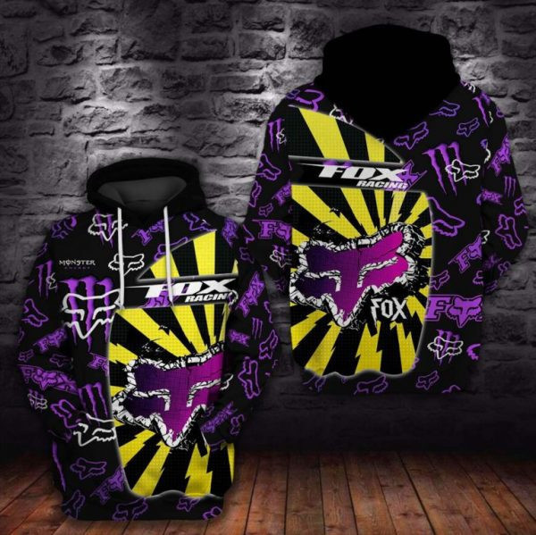 Fox Racing Lovers Nice 3D All Over Print Hoodie & Zip Hoodie