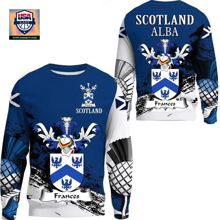 Frances Scottish Family Crest Scotland Special Sweater 