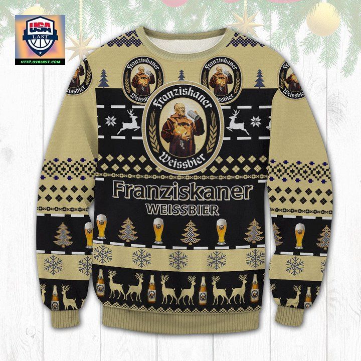 Franziskaner Weissbier Beer Ugly Christmas Sweater