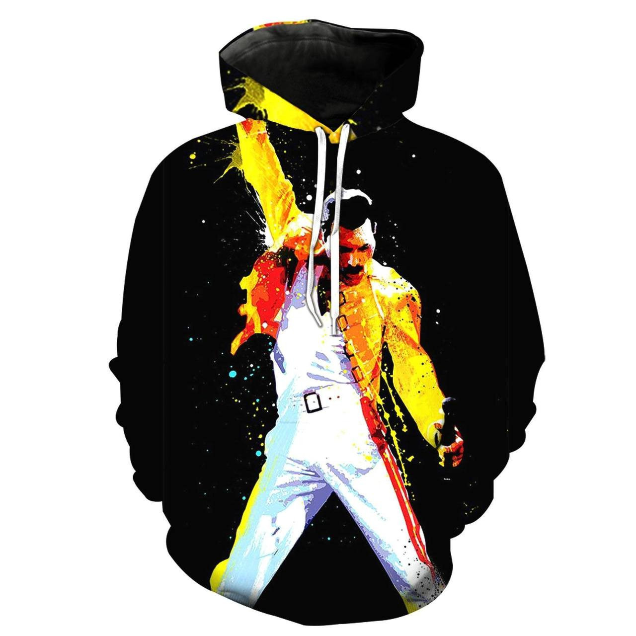 Freddie Mercury 3D All Over Print Hoodie & Zip Hoodie