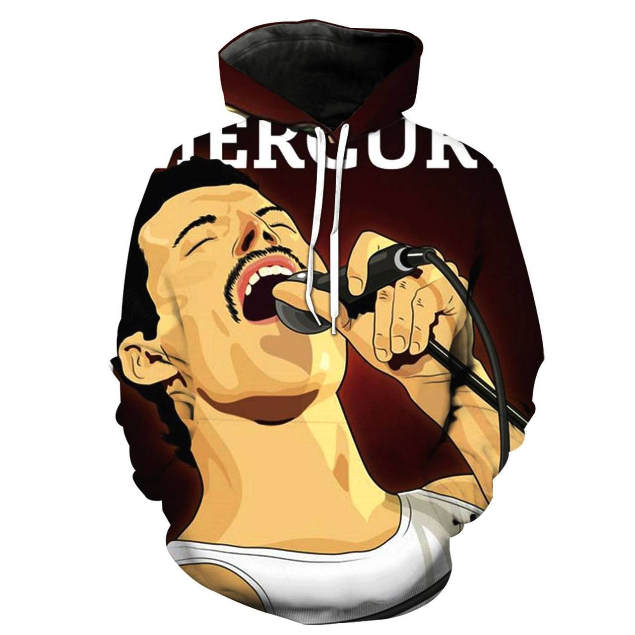 Freddie Mercury 3D All Over Print Hoodie & Zip Hoodie