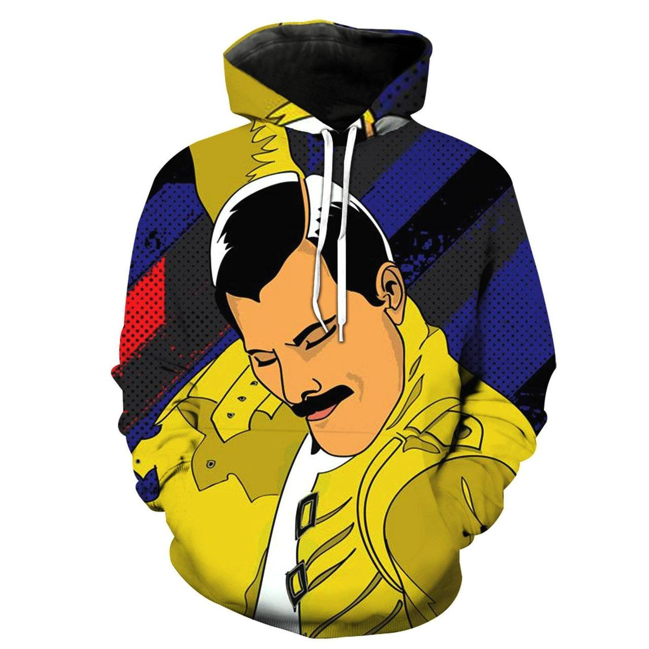 Freddie Mercury 3D All Over Print Hoodie & Zip Hoodie