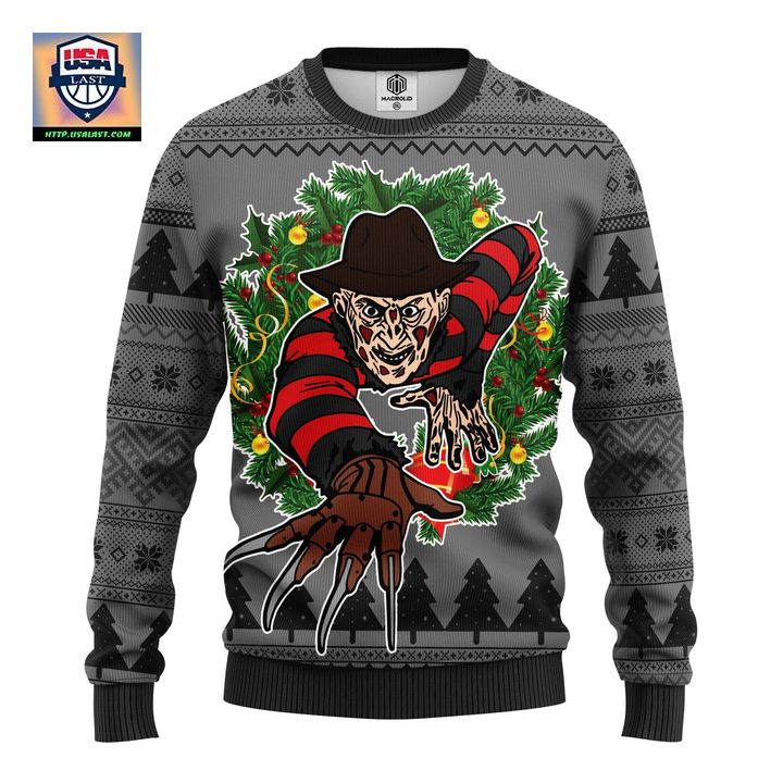 Freddy Krueger Halloween Ugly Christmas Sweater Amazing Gift Idea Thanksgiving Gift