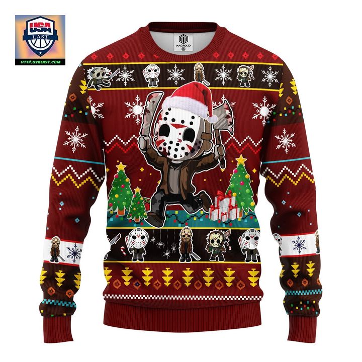 Friday The 13th Jason Voorhees Horror Movies Funny Ugly Christmas Sweater Amazing Gift Idea Thanksgiving Gift
