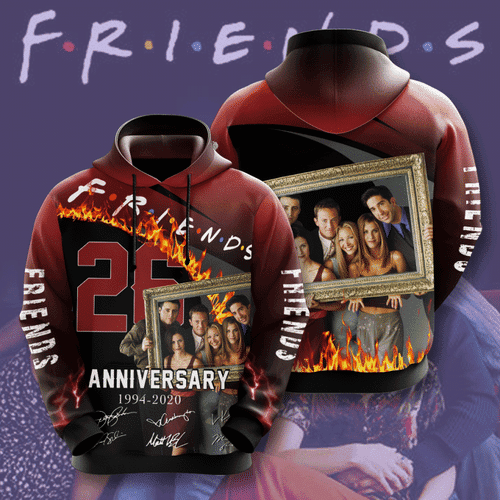 Friends Movie And Character Anniversary 26 Years 3D All Over Print Hoodie & Zip Hoodie