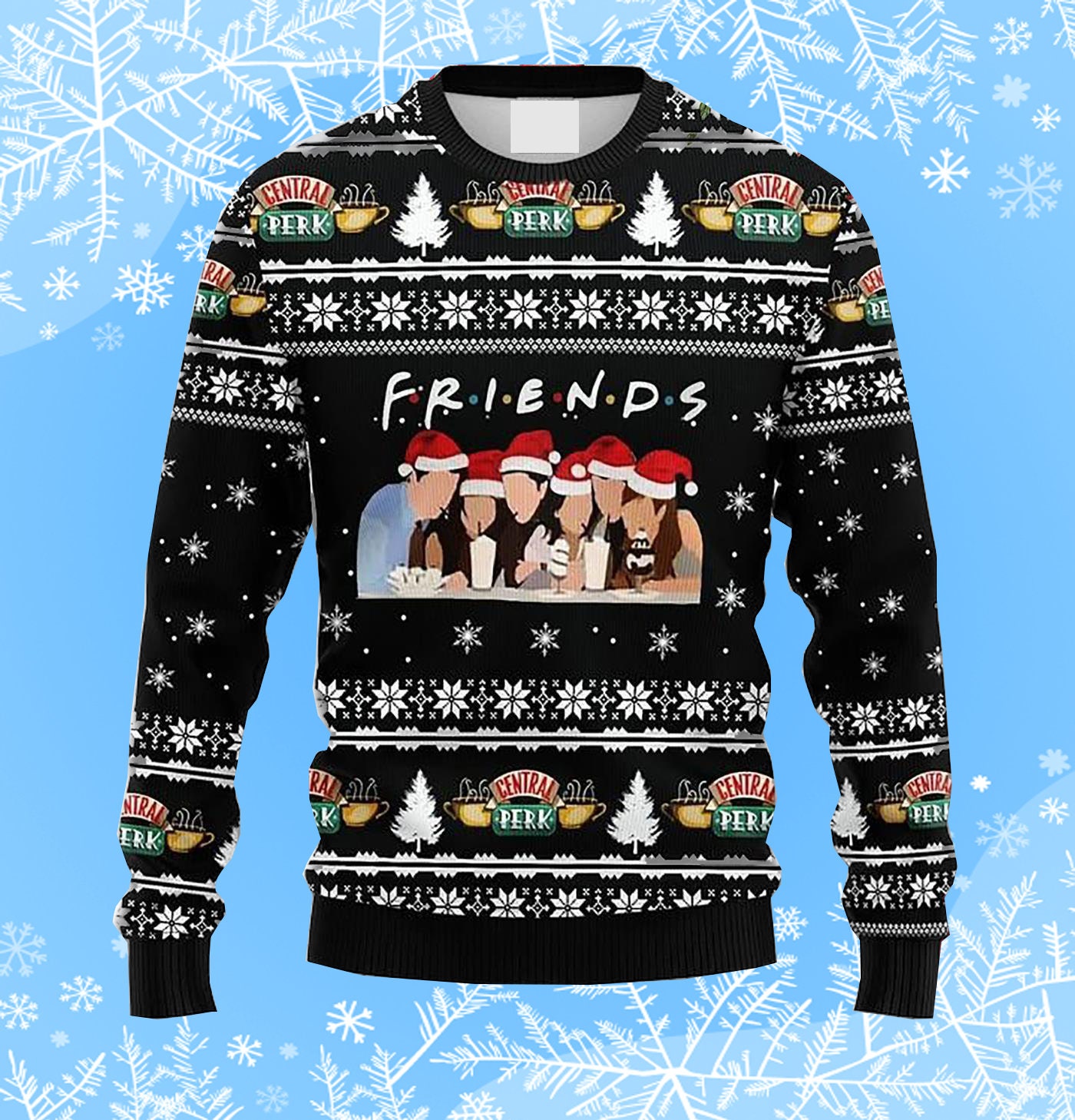 Friends TV Show Ugly Christmas Sweater