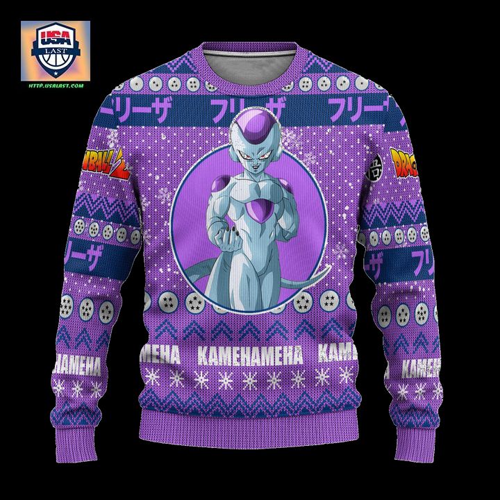Frieza Anime Ugly Christmas Sweater Dragon Ball Z Xmas Gift