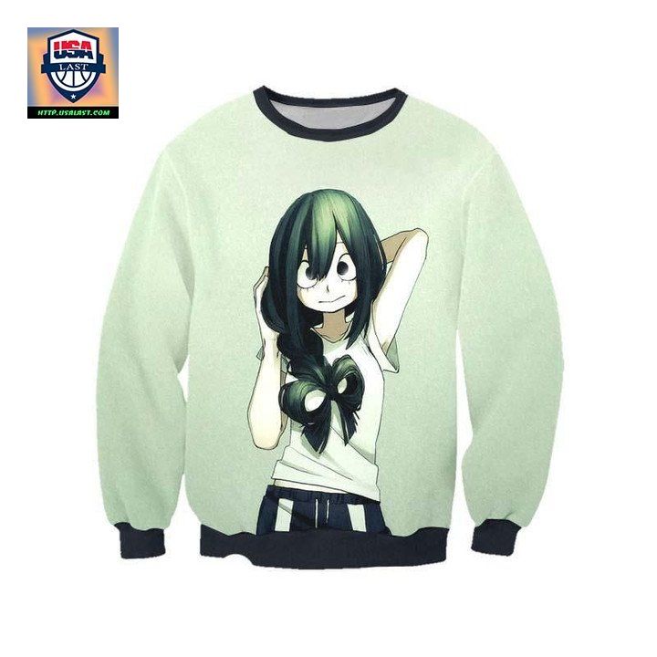 Froppy Fanart Sweater My Hero Academia 3D Printed Sweater