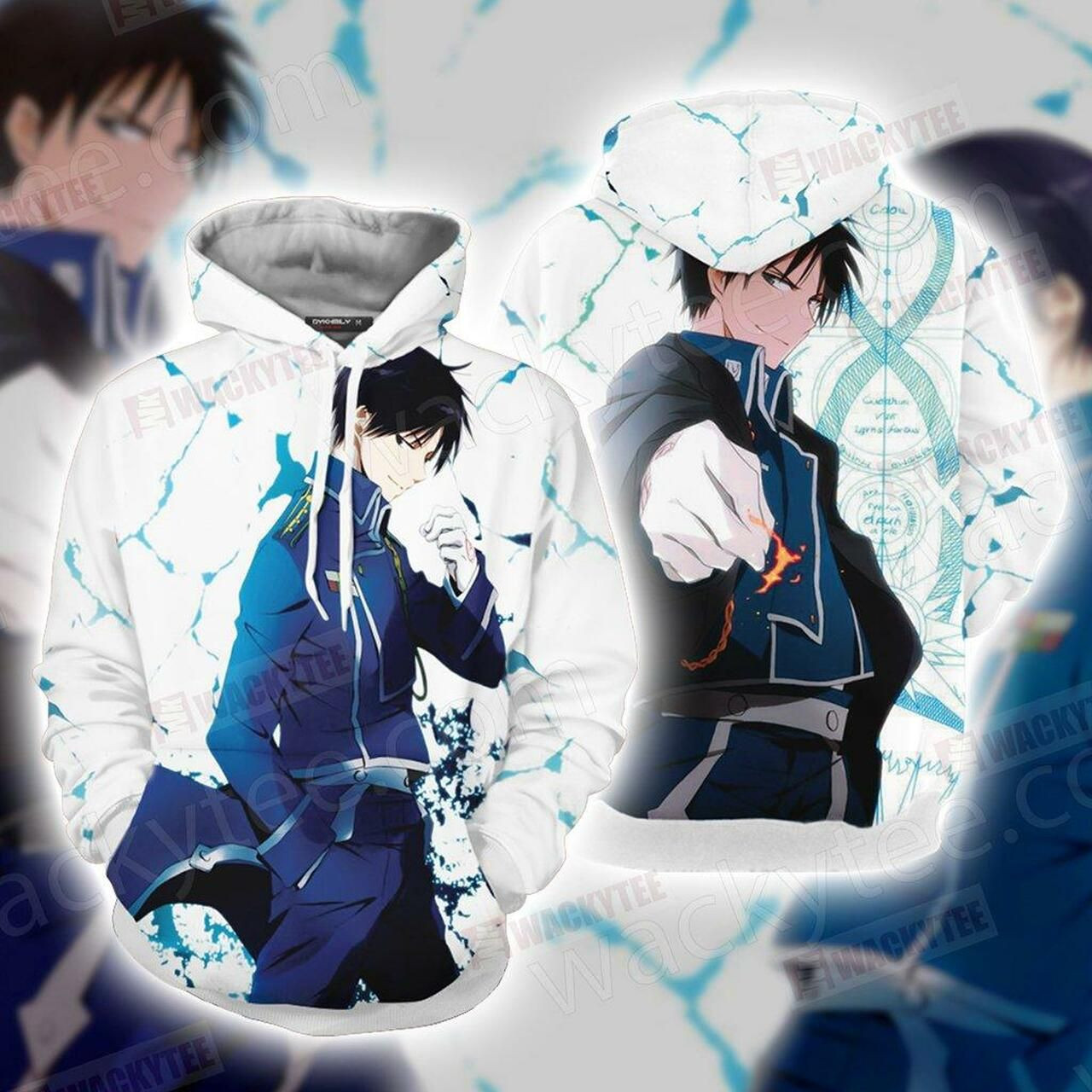 Fullmetal Alchemist Roy Mustang 3D All Over Print Hoodie & Zip Hoodie