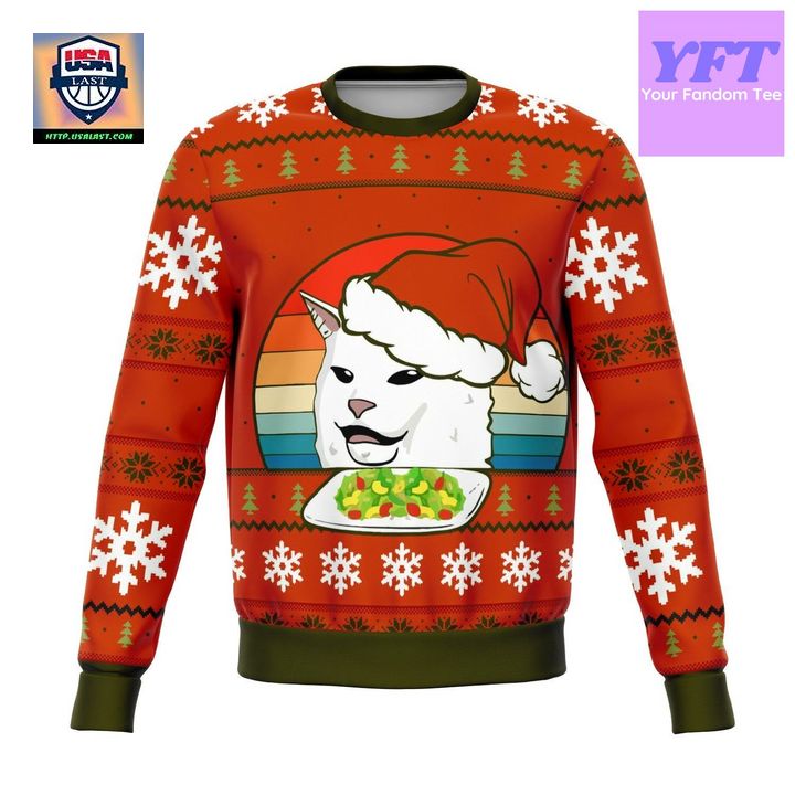 Funny Cat Meme Meme Design 3d Ugly Christmas Sweater
