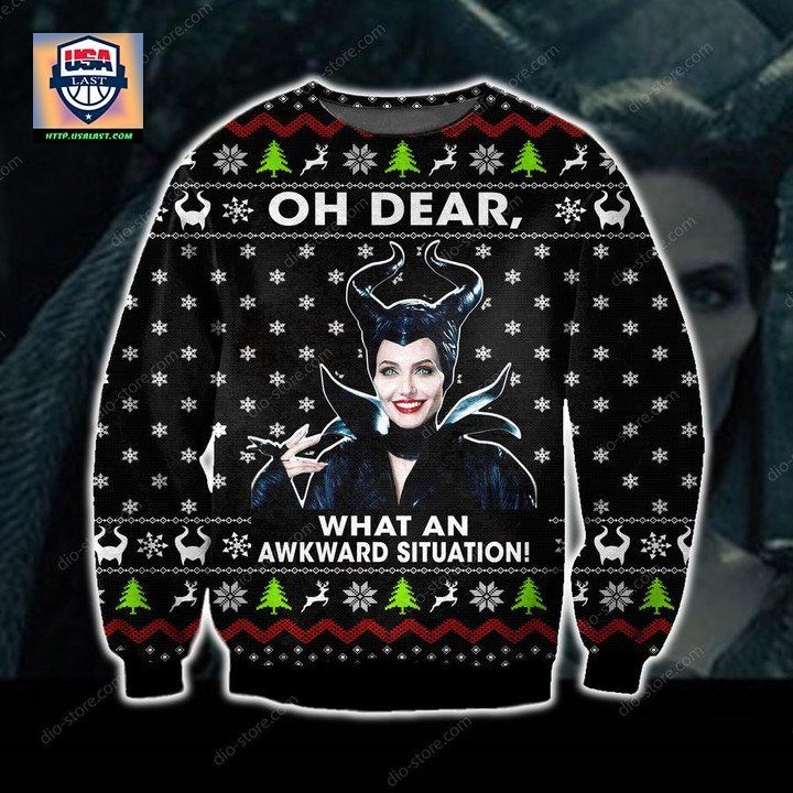 Funny Maleficent Christmas Sweater