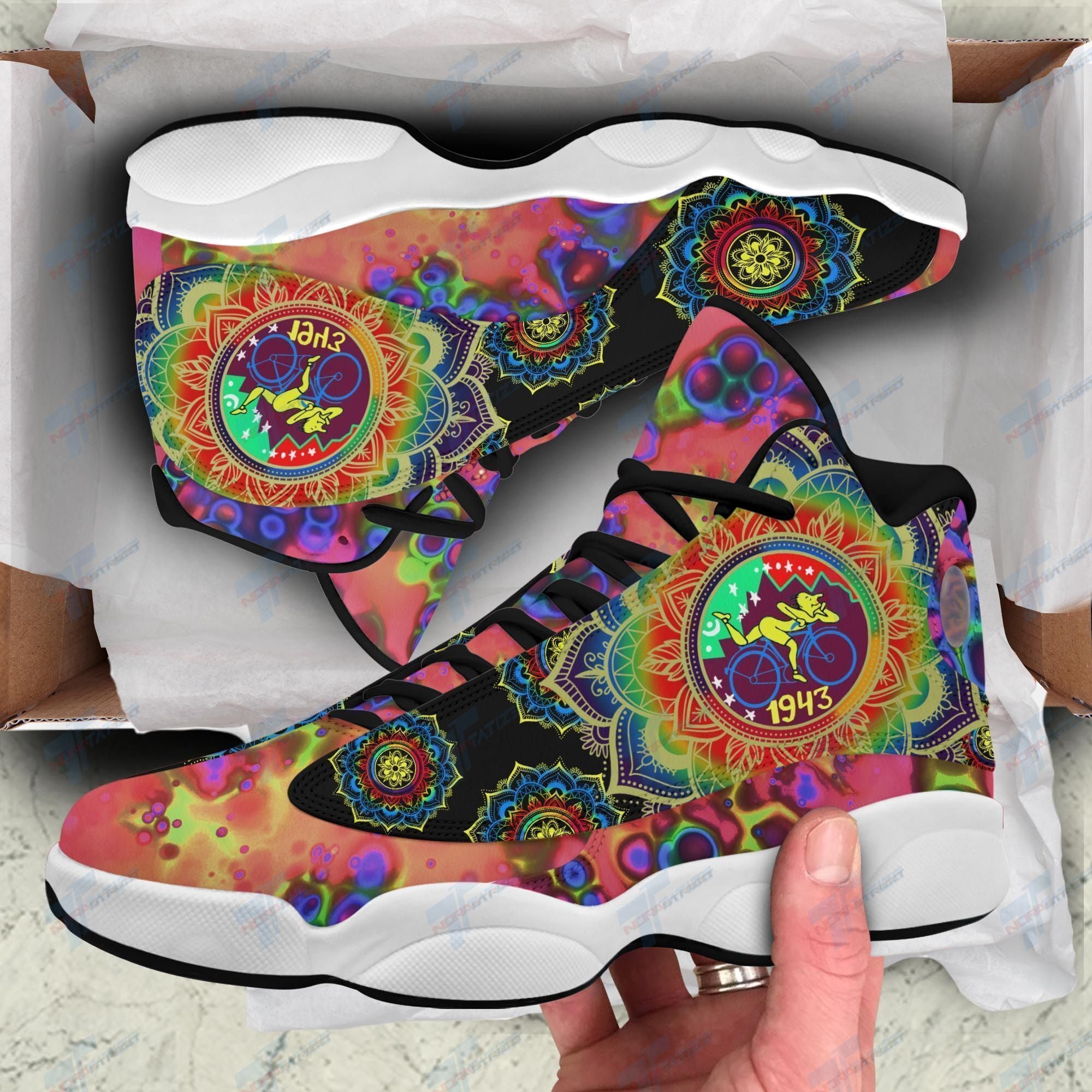 Funny Mandala Mushroom JD13 Sneakers Shoes for Men & Women | Stylish Streetwear Shoes