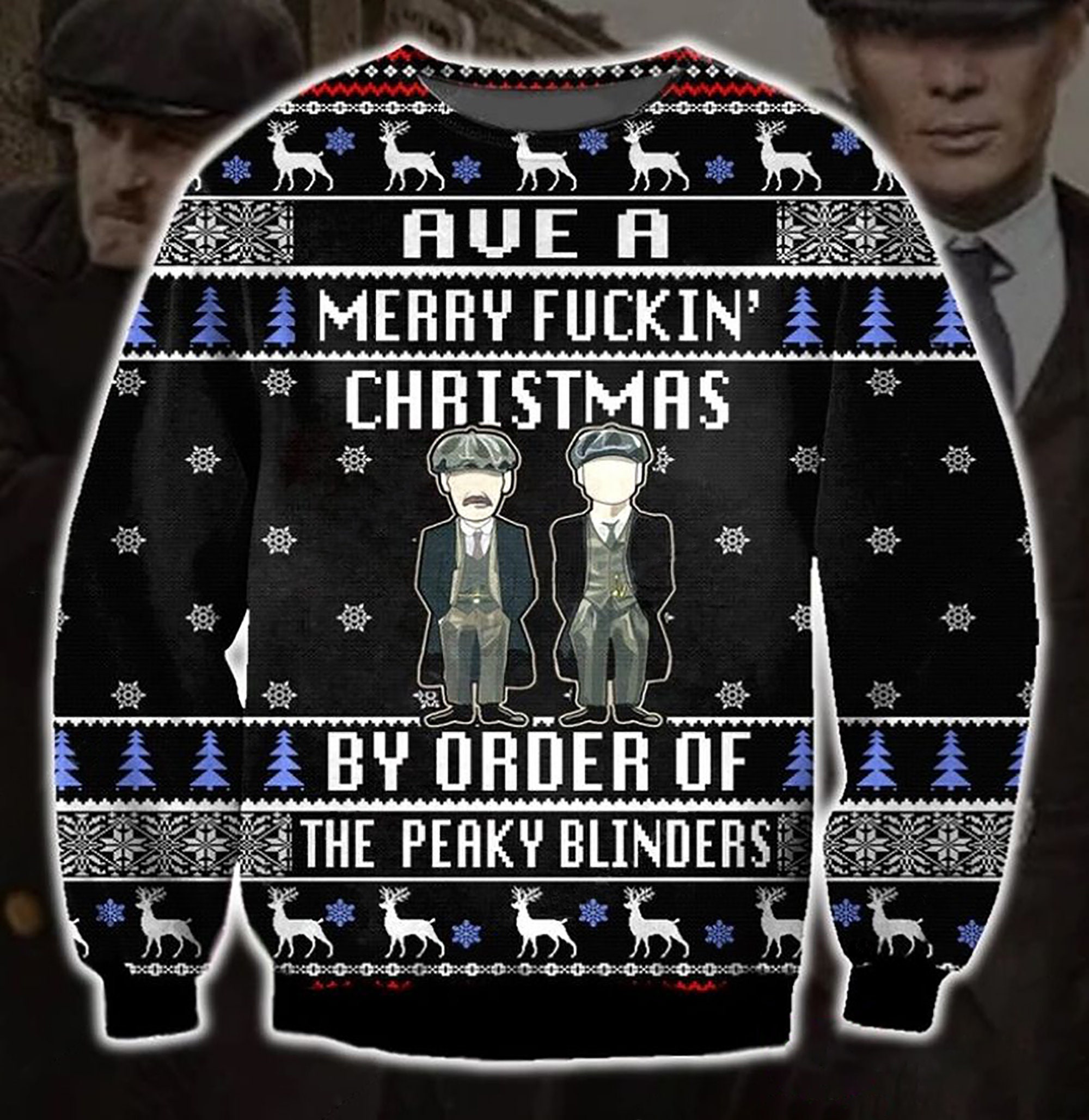 Funny Peaky Blinders Christmas Ugly Christmas Sweater