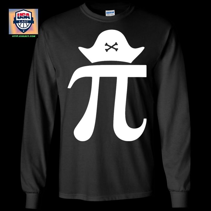 Funny Pi-Rate Pi Day 2017 Gift Tee Long Sleeve Ls Sweater Hoodie