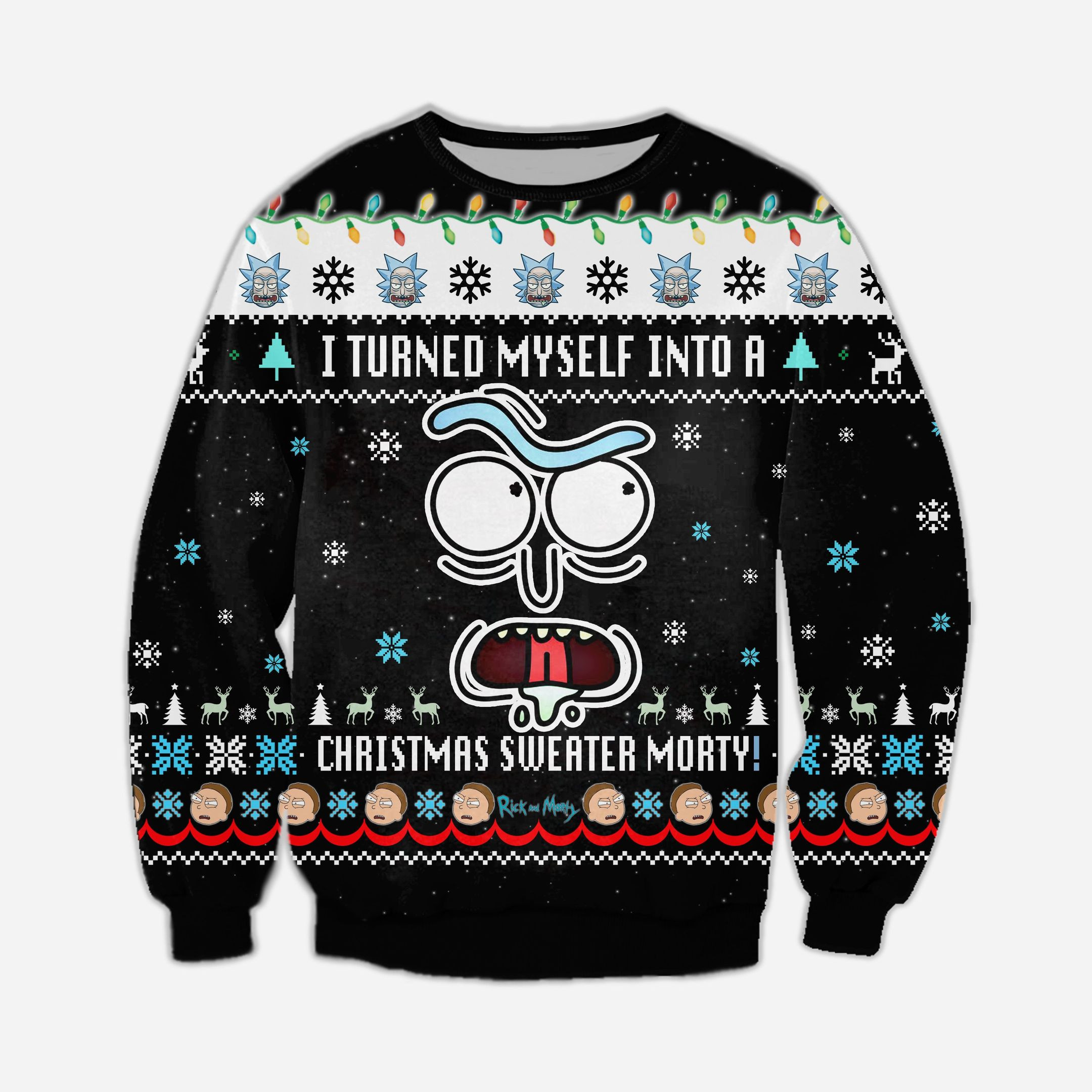 Funny Rick Ugly Christmas Sweater,