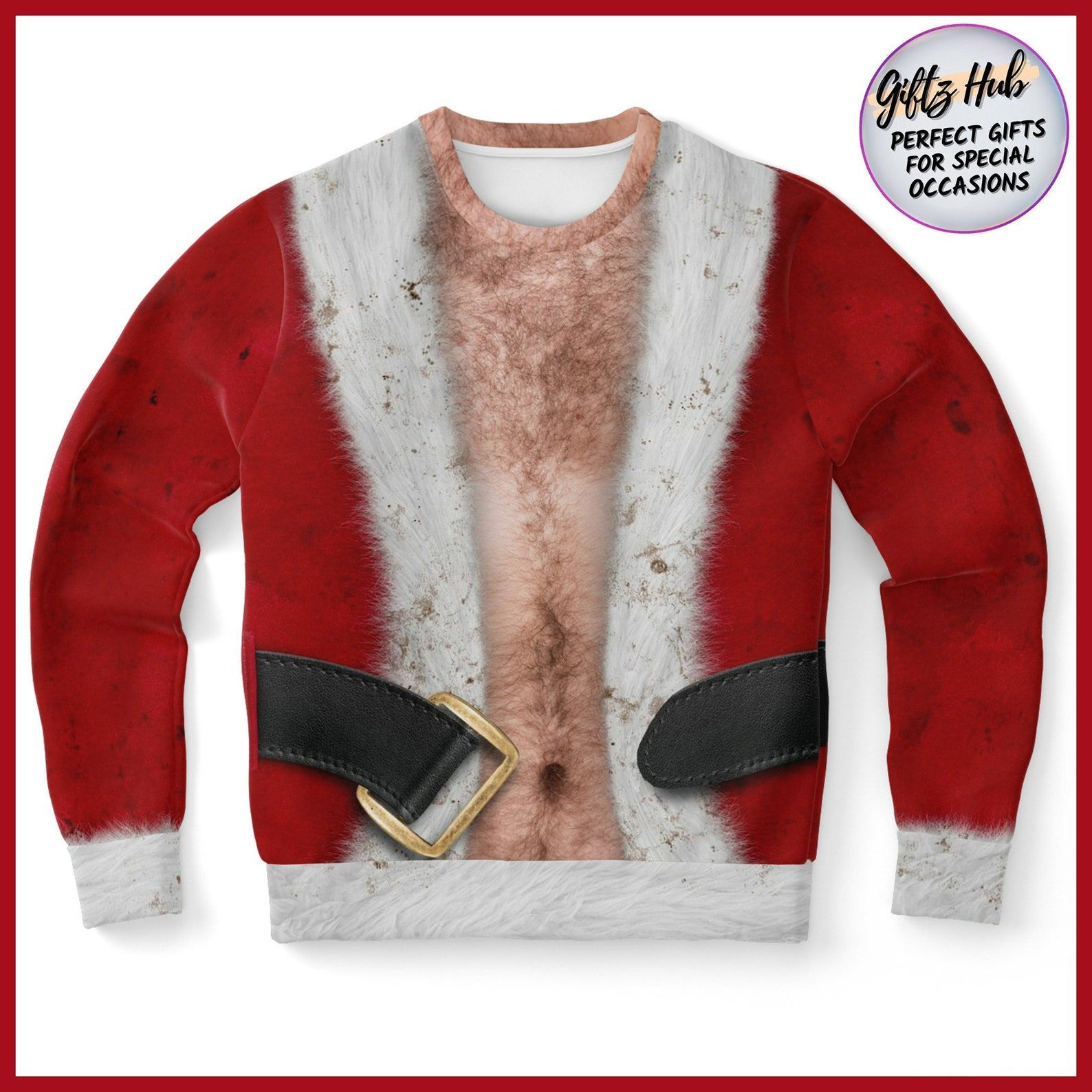 Funny Santa Clause For Unisex Ugly Christmas Sweater,