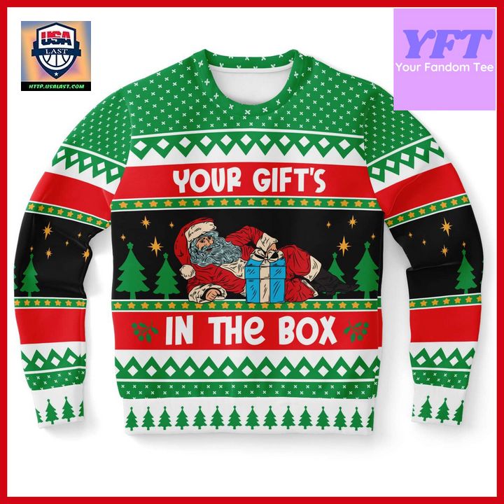 Funny Santa Naughty Santa Humor Eve Adult Gag 3d Ugly Christmas Sweater