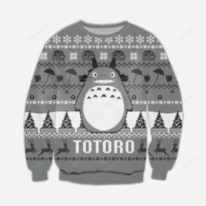Funny Totoro Ugly Christmas Sweater, Perfect Holiday Gift