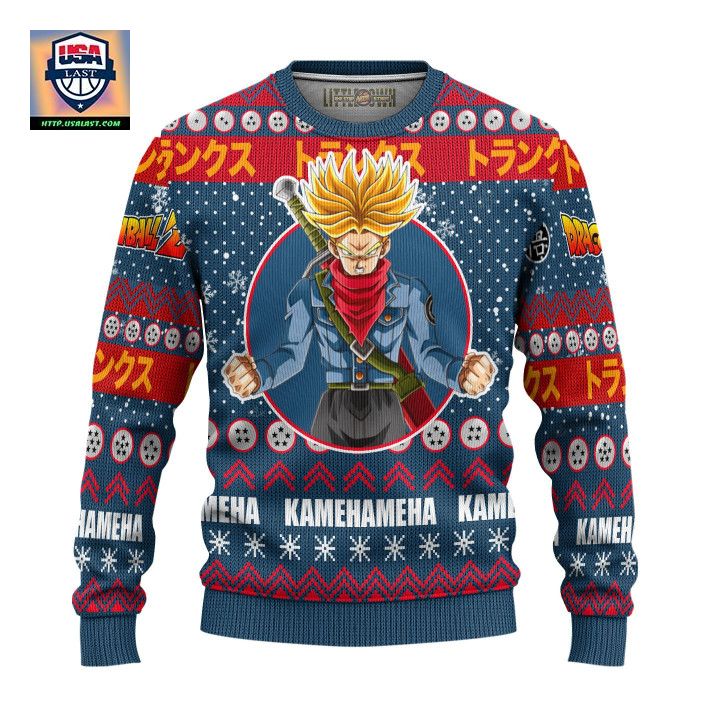 Future Trunks Ugly Christmas Sweater And 3D Hoodie Dragon Ball Z Xmas Gift