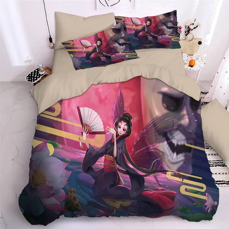 Game Identity V Duvet Cover Quilt Cover Pillowcase Bedding Set Bed Linen Home Bedroom Decor