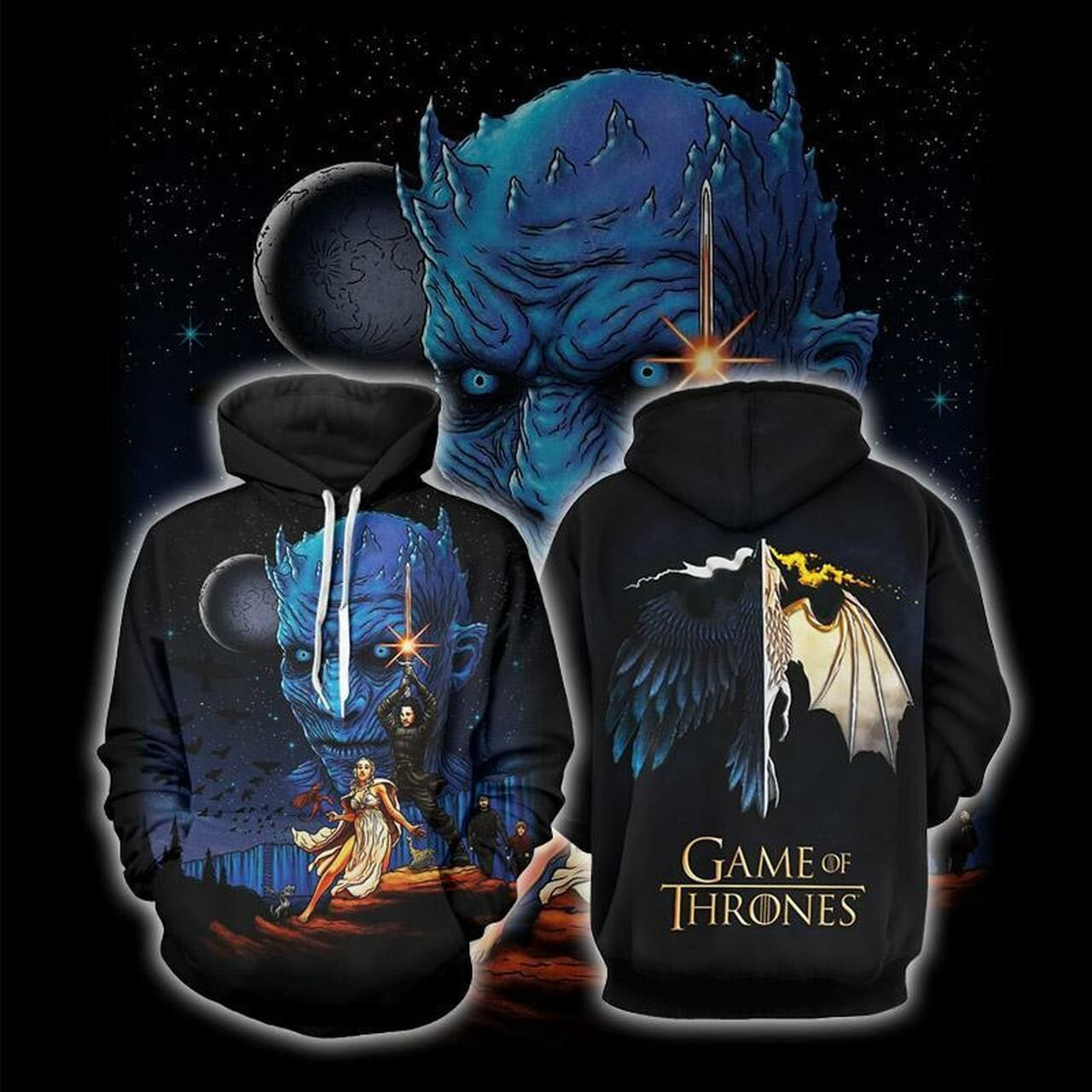 Game Of Thrones 3D All Over Print Hoodie & Zip Hoodie