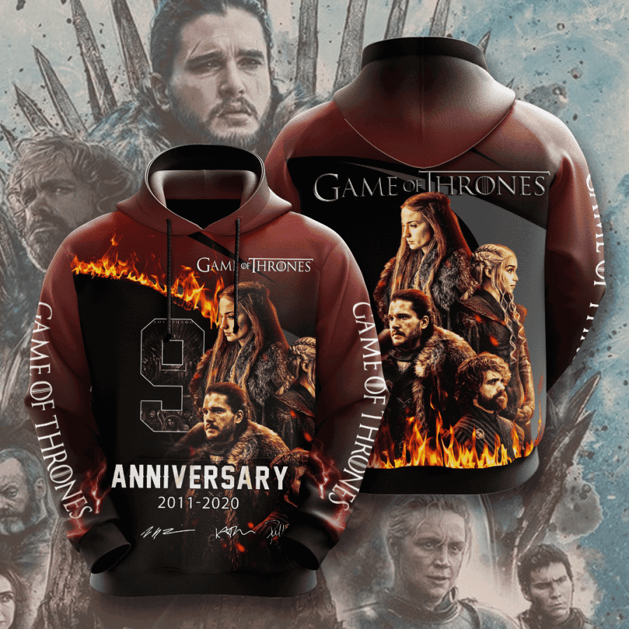 Game Of Thrones 3D All Over Print Hoodie & Zip Hoodie