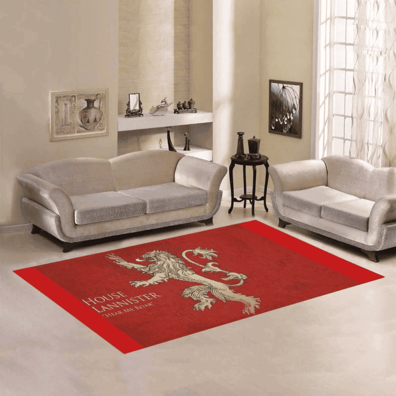 Game Of Thrones 3D Rectangle Area Rug – Full Print Carpet For Living Room & Bedroom Home Decor