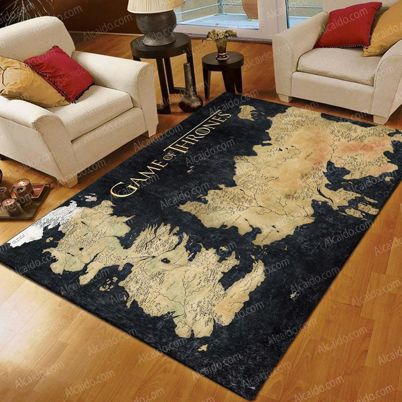 Game Of Thrones 3D Rectangle Area Rug – Full Print Carpet For Living Room & Bedroom Home Decor