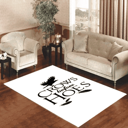 Game Of Thrones Crows Before Hoes 3D Rectangle Area Rug – Full Print Carpet For Living Room & Bedroom Home Decor