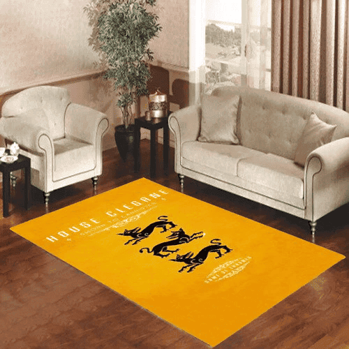 Game Of Thrones House Clegane 3D Rectangle Area Rug – Full Print Carpet For Living Room & Bedroom Home Decor