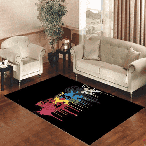 Game Of Thrones House Collage Drawing 3D Rectangle Area Rug – Full Print Carpet For Living Room & Bedroom Home Decor
