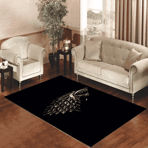 Game Of Thrones Stark Copper Print 3D Rectangle Area Rug – Full Print Carpet For Living Room & Bedroom Home Decor