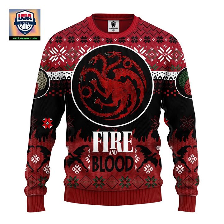 Game Of Thrones Targaryen Ugly Christmas Sweater Amazing Gift Idea Thanksgiving Gift