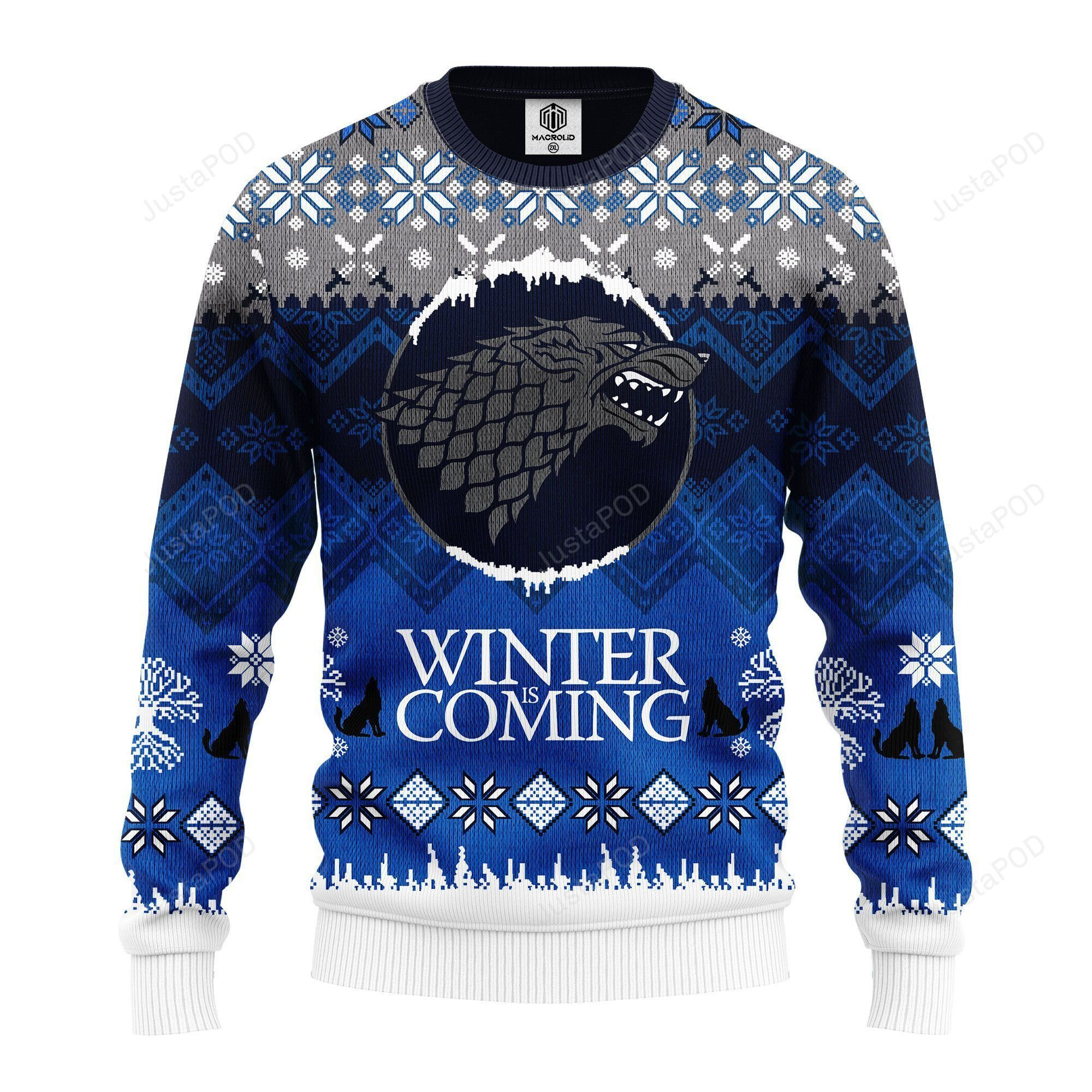 Game Of Thrones Winter Winter Is Coming Ugly Christmas Sweater,