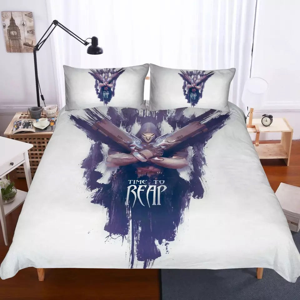 Game Overwatch Duvet Cover Quilt Cover Pillowcase Bedding Set Bed Linen Home Bedroom Decor