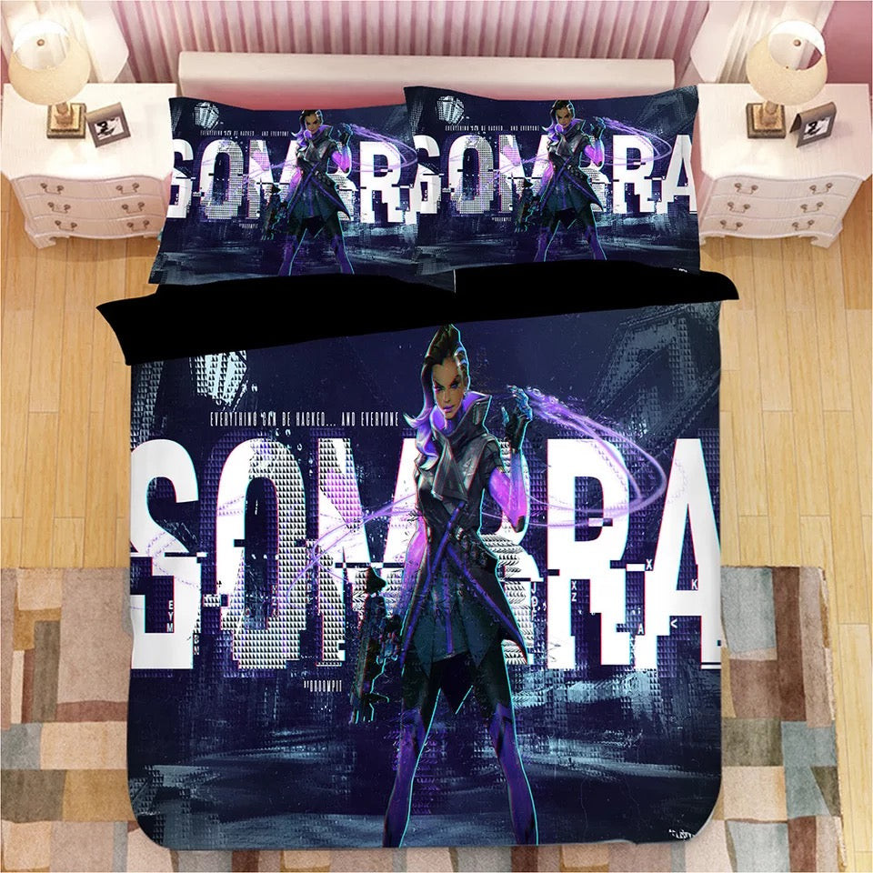 Game Overwatch Dva Tracer Mercy Widowmaker Symmetra Duvet Cover Quilt Cover Pillowcase Bedding Set Bed Linen Home Bedroom Decor