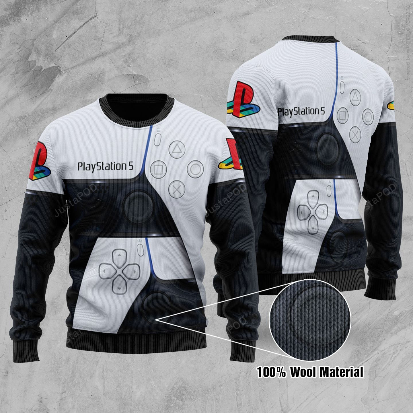 Game Play Station Ugly Christmas Sweater, Perfect Holiday Gift