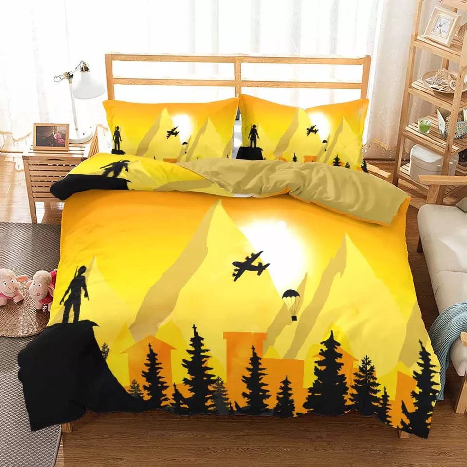 Game Pubg Playerunknown'S Battlegrounds Duvet Cover Quilt Cover Pillowcase Bedding Set Bed Linen Home Bedroom Decor