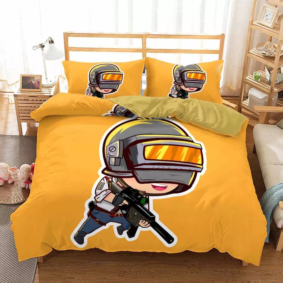 Game Pubg Playerunknown'S Battlegrounds Duvet Cover Quilt Cover Pillowcase Bedding Set Bed Linen Home Bedroom Decor
