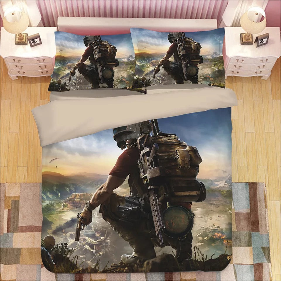 Game Pubg Playerunknown'S Battlegrounds Duvet Cover Quilt Cover Pillowcase Bedding Set Bed Linen Home Bedroom Decor