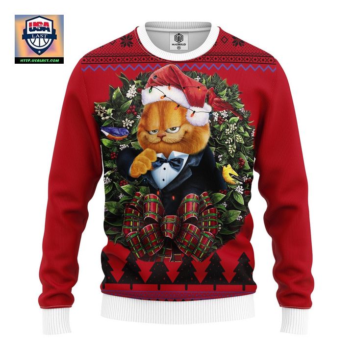 Garfield Odie Film Noel Mc Ugly Christmas Sweater Thanksgiving Gift