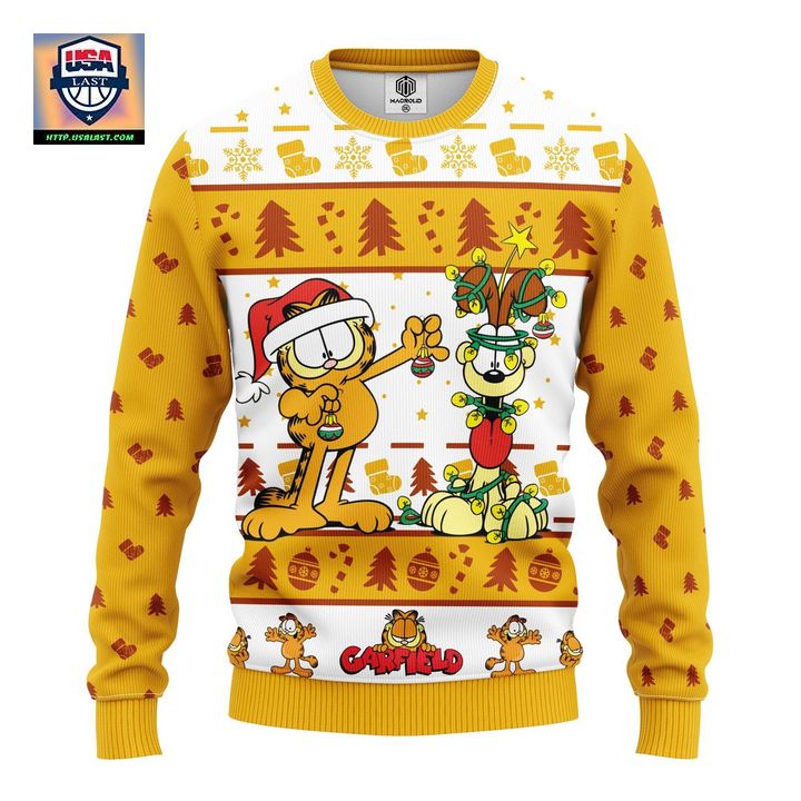 Garfield Ugly Christmas Sweater Amazing Gift Idea Thanksgiving Gift