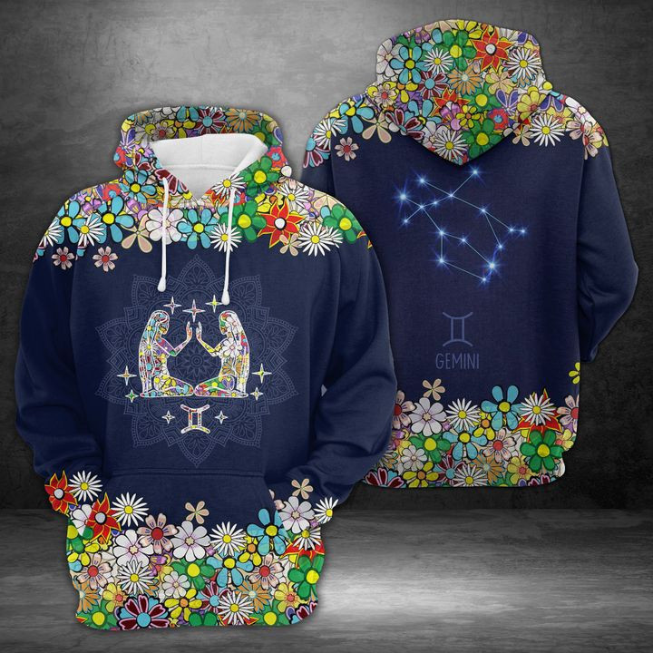 Gemini Horoscope 3D All Over Print Hoodie & Zip Hoodie