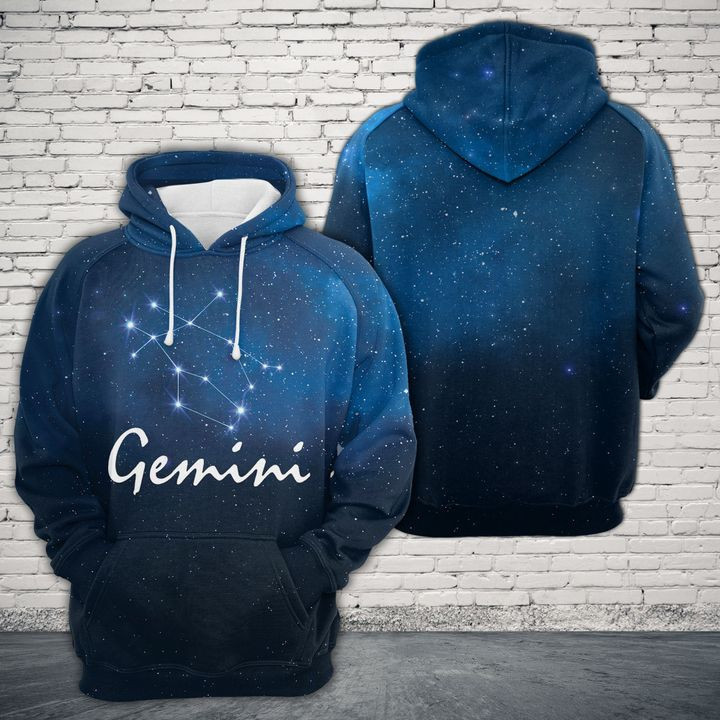 Gemini Horoscope 3D All Over Print Hoodie & Zip Hoodie