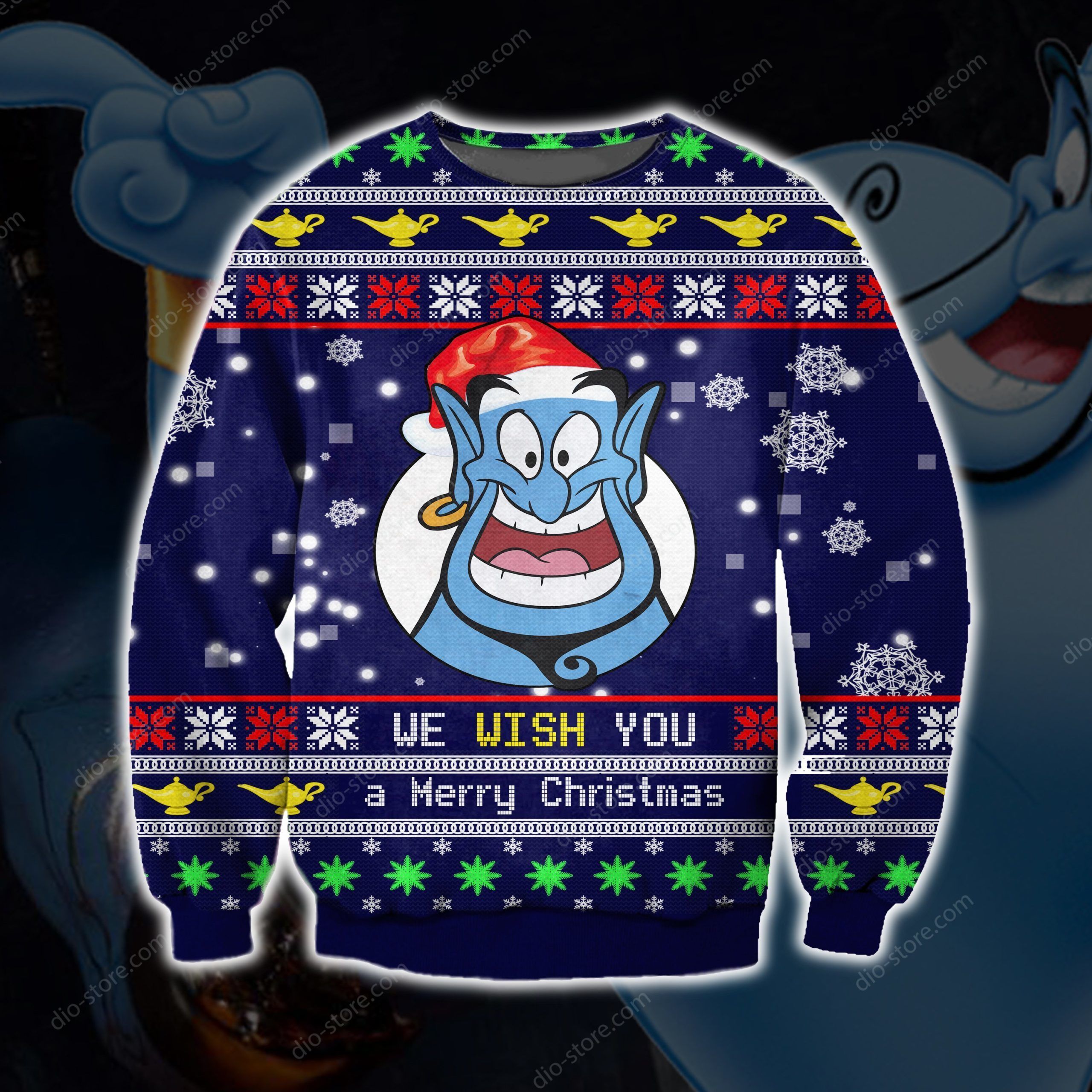 Genie Knitting Pattern 3D Print Ugly Sweater