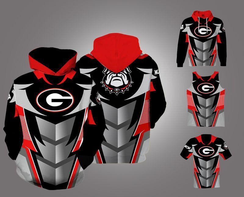 Georgia Bulldogs Ncaa 3D All Over Print Hoodie & Zip Hoodie